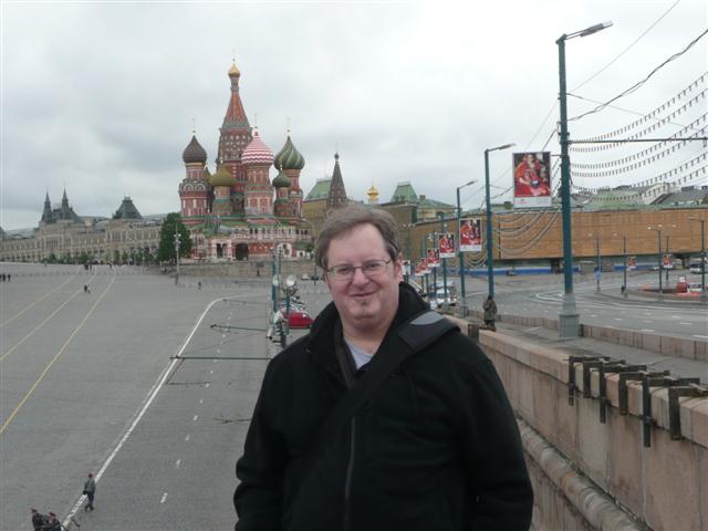 Joe with St. Basil's in the Distance